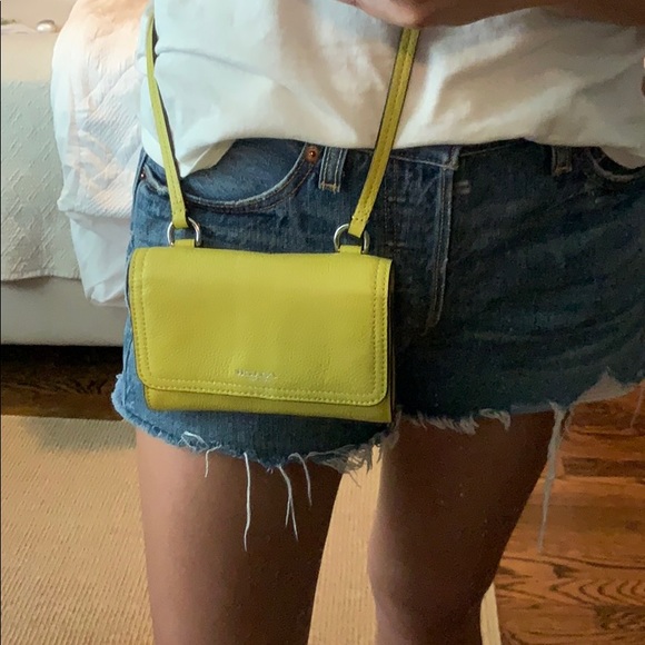 Coach yellow crossbody